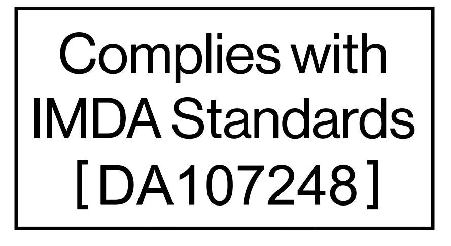 Complies with IMDA Standards DA107248 mark
