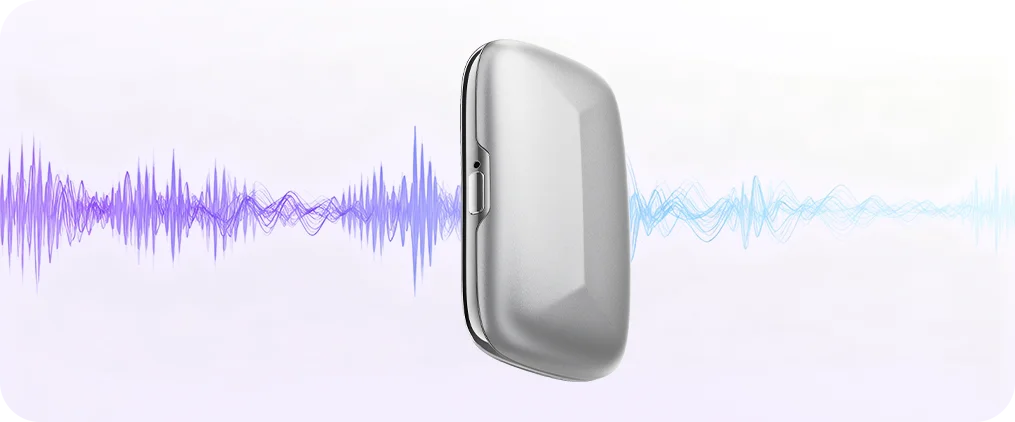 Voice wave illustration for Memoket Gem