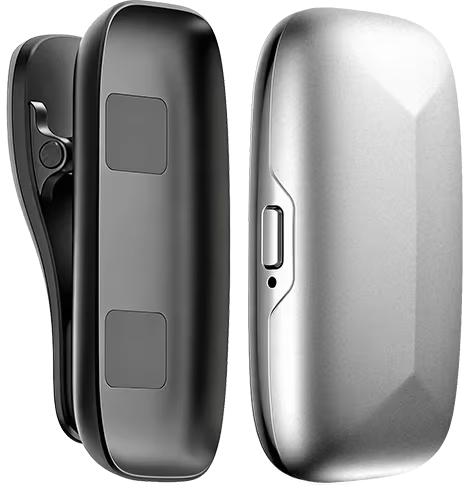 Memoket Gem with its wearable clip