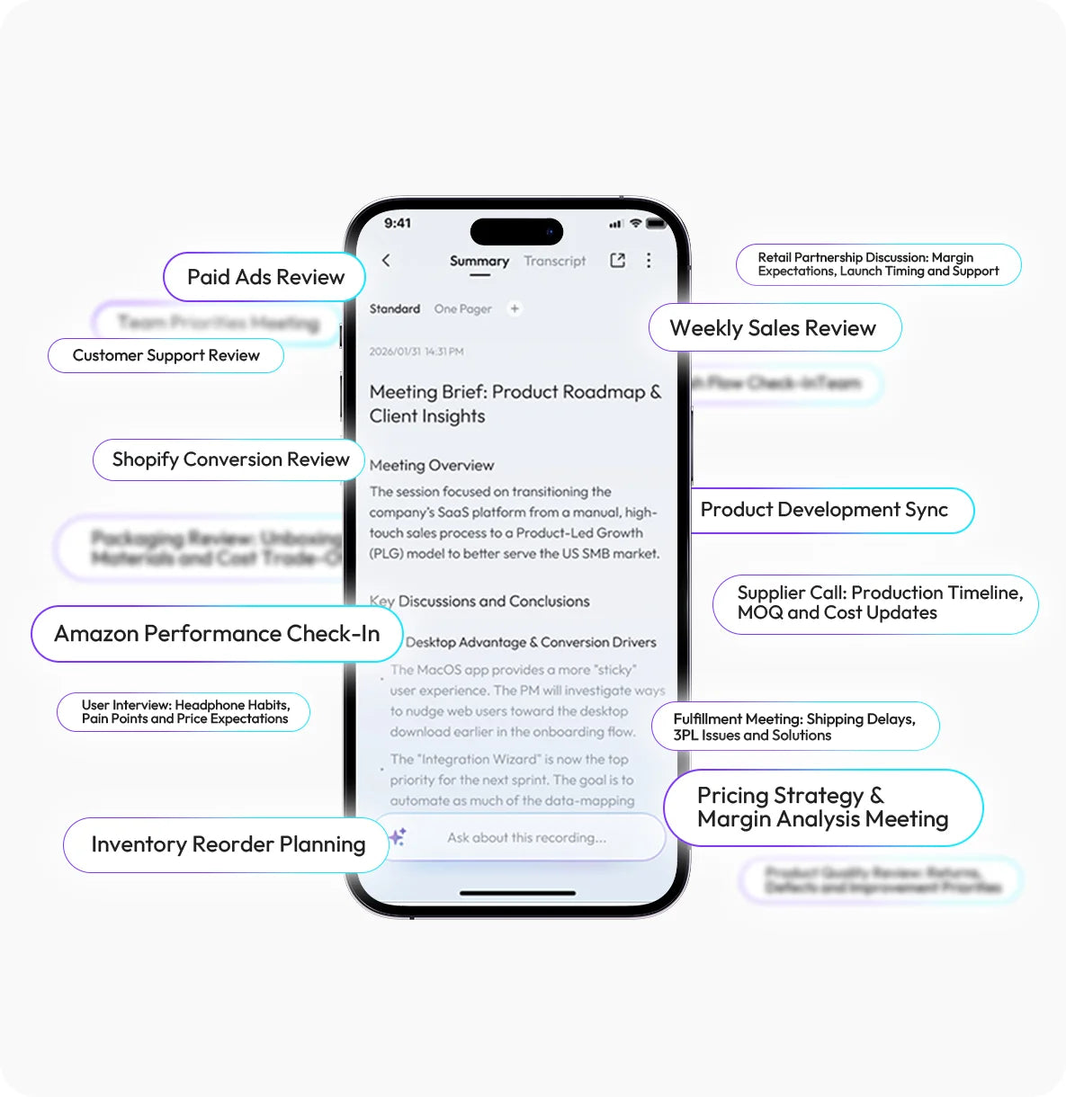 Chat with All Recordings