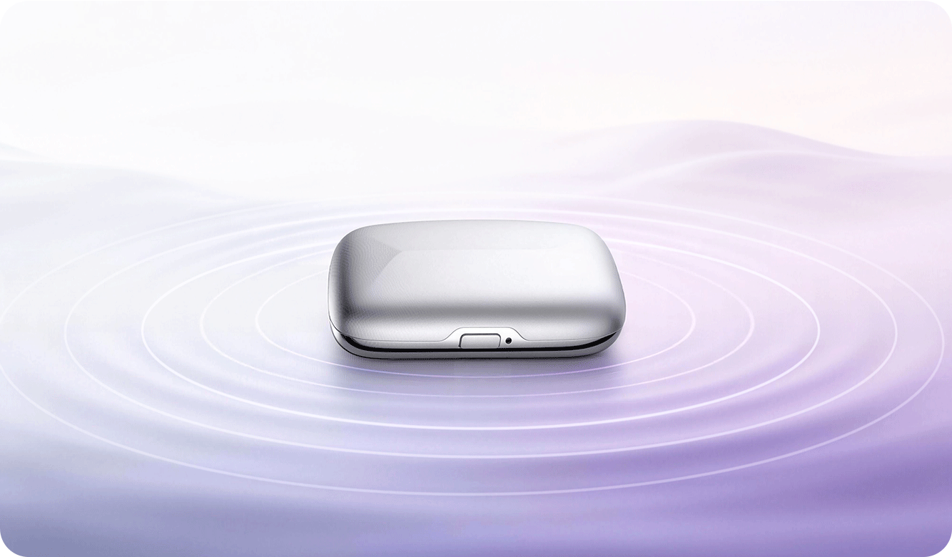 Dual premium microphones. Clear Capture up to 16.4 ft