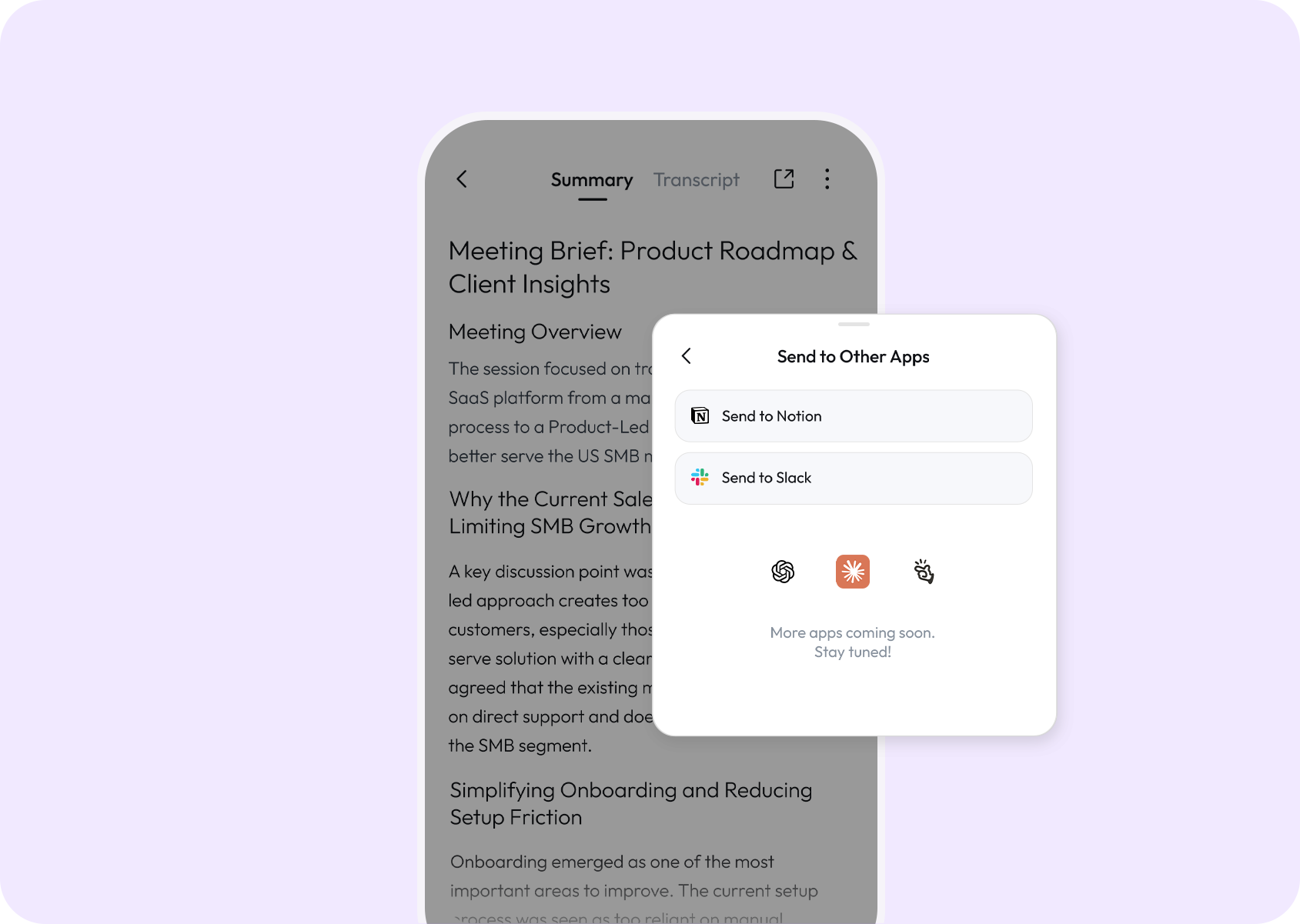Smart meeting follow-ups video preview